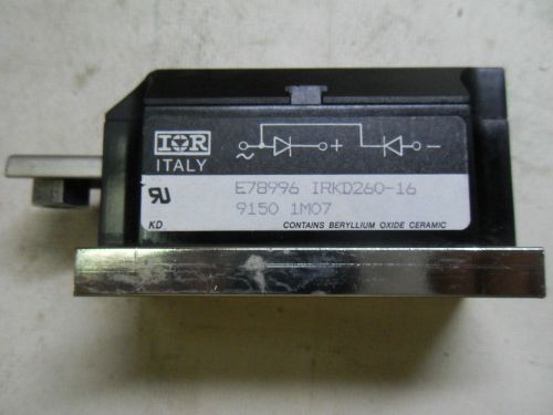 (u2-4) 2 new ior italy e78996 irkd260-16 rectifiers for sale