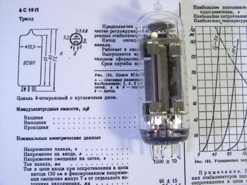 NOS  6S19P  = 6?19?   Russian  Triode .  Lot of 20.  NEW.