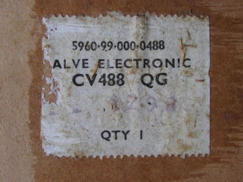 Valve tube cv 488. for sale