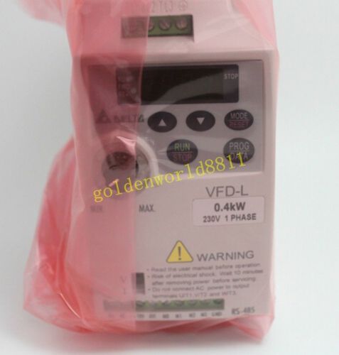 NEW Delta inverter VFD004L21A 0.4KW 220V good in condition for industry use