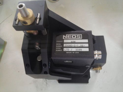 NEOS AOM 23080-3-1.06- Used ACOUSTO Optic Modulator Precision tilting device