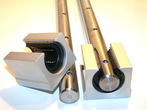 Up to 2 sets new 20mm thomson linear rod w open bearing sets for sale