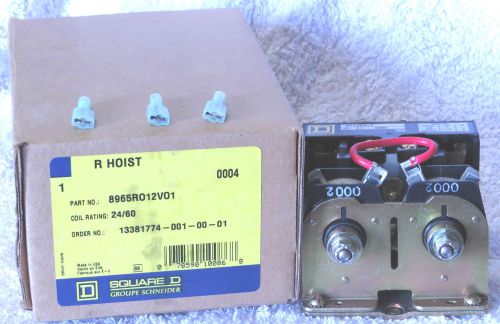 Square d reversing hoist contactor 8965ro12vo1 new for sale