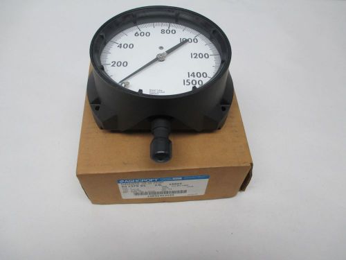New ashcroft 60 1379 bs 04l duragauge pressure 0-1500psi 1/2in npt gauge d304761 for sale