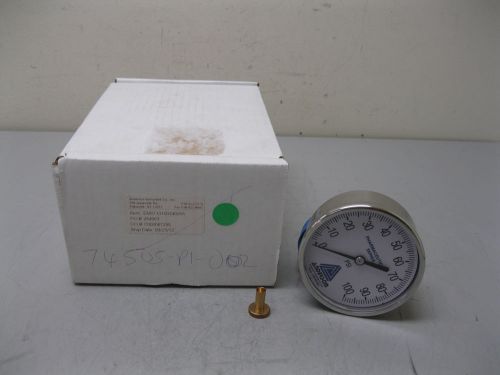 Anderson pharmaceutical 0-100 psi pressure gauge 1-1/2&#034; tri-clamp new g17 (1701) for sale
