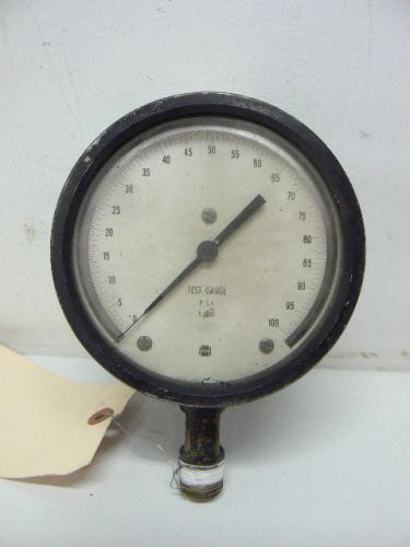 Ametek u.s.gauge 1404-132244 solfrunt test gauge, 0-100 psi, 4.5&#034; for sale