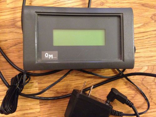 Opti-Mate OP-440 DISPLAY PANEL 4 LINE X 20 CHARACTER LCD NEW WITH PS and Cable