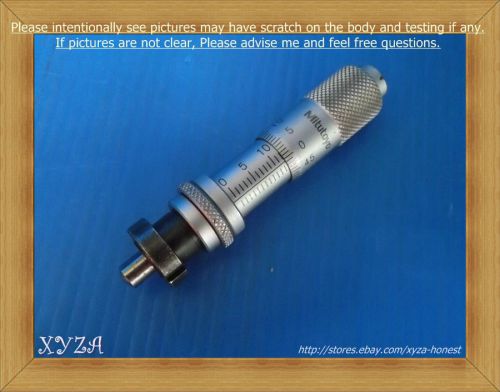 3 units of Mitutoyo 148-xxx Micrometer Head 0-10mm., made in Japan.