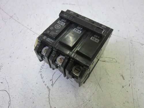 GENERAL ELECTRIC THQL315 15AMP CIRCUIT BREAKER *USED*