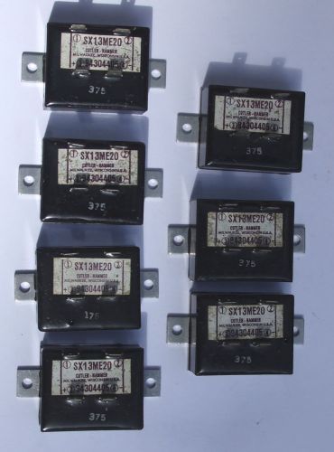 (lot of 7) vintage cutler-hammer solid state relays, sx13me20. 4 terminal. for sale