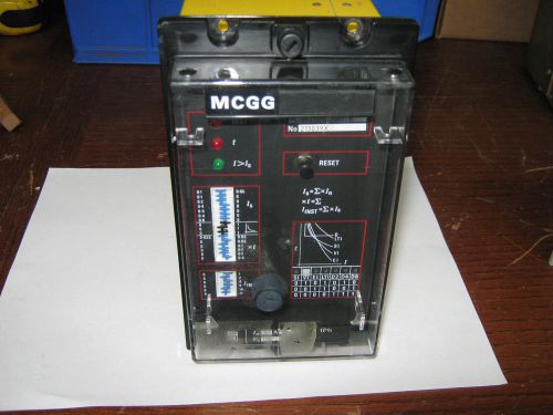 GEC 1 Phase Overcurrent Relay Relay, MCGG22D1CD1002A, 5Amp, 50/60Hz, Used