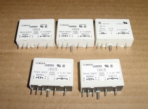 NEW W/O BOX Lot of 5 Gordos Crouzet IDC5 Input Modules, Input: 3.3-32 VDC