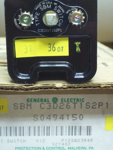 General Electric C3D26T1S2P1 SBM Rotary Switch