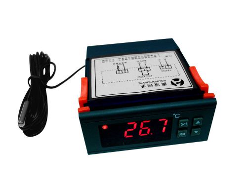 10A 110V Temperature Thermometer Thermocouple Controller With Sensor Control