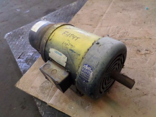 Leeson motor with stearns spring -set disc brakes motor: 13c667.00 used for sale