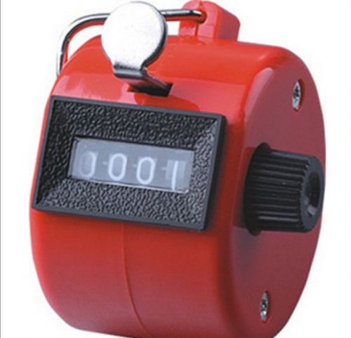 10pcs 4 digit number hand tally number counter counting manual palm golf clicker for sale