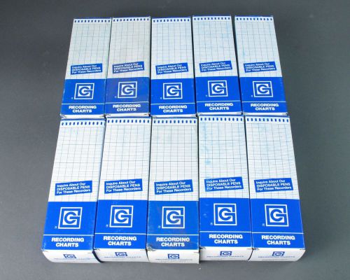 Lot of (10) Graphic Controls S-21193 Recording Charts