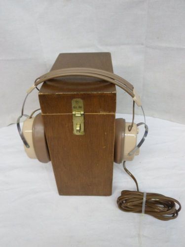 Vintage Headphones Knight KN876 1/4&#034; Jack Radio Telephone Switchboard Telegraph