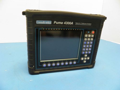 Consultronics PUMA 4300A Portable Field Datacom/Telecom Analyzer