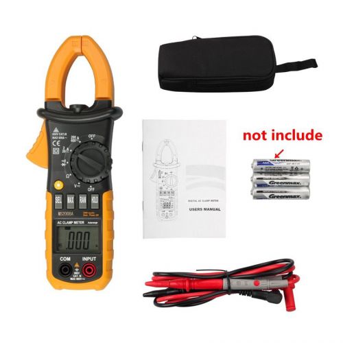 New MS2008A Digital AC Clamp Meter Current Voltage Resistance Tester Tool