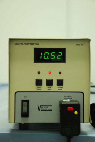 Vector Instrument Division Digital Watt Meter WD-767