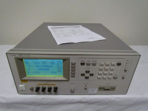 Agilent / HP 4285A 75 kHz - 30 MHz Precision LCR Meter - Fresh Calibration!