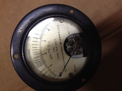 OHMS Vots D.C. meter vintage