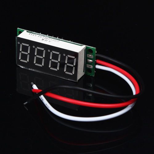 0.36inch 4 Digit Digital Panel Voltmeter  DC4-30V BlUE LED Voltage Meter Panel