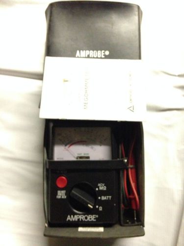 Amprobe Megohmmeter AMB-1A  Amp Meter