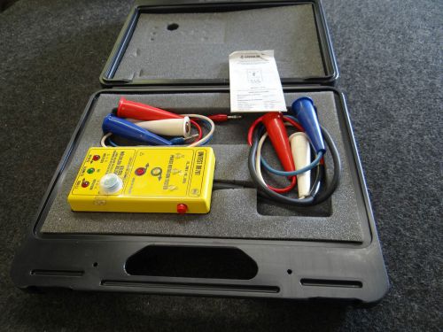 Unitest dr701 motor rotation &amp; phase sequence indicator greenlee 5774 manual for sale