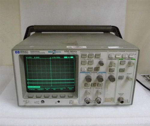 HP Hewlett Packard 54645A 2-Channel 100 MHz MegaZoom Oscilloscope