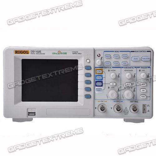 RIGOL DS1102E 5.6&#034; TFT LCD 100MHz 2-Channel Digital Color Storage Oscilloscope e