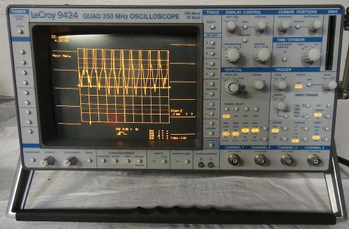 Lecroy 9424 digital oscilloscope 350 mhz 4 channel needs tlc for sale