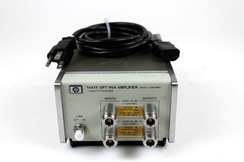 HP/Agilent 8447F OPT H64 Power Amplifier 9 KHz-1300 MHz