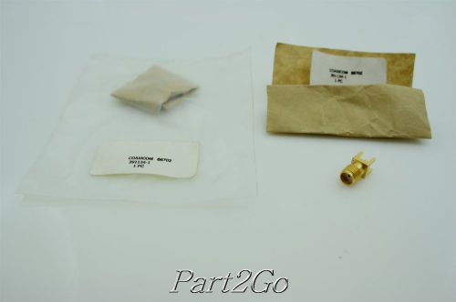 LOTS OF 16 NEW COAXICOM FEMALE SMA COAXIAL PLUG BOARD CONNECTOR GOLD PLATED