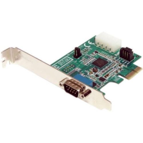 Startech.com 1 port native pci express rs232 serial adapter card with 16950 uart for sale