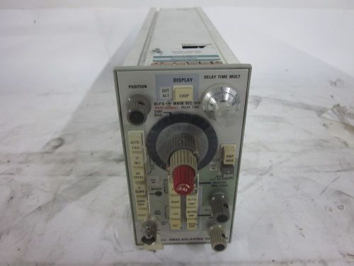Tektronix 5b42 delaying time base module plug in -untested for parts or repair- for sale