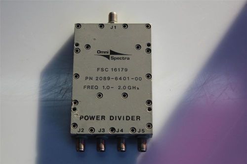 OMNI SPECTRA 2089-6401 ( FREQ: 1.0-2.0 GHz ) POWER DIVIDER