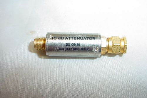 Mini Circuits SAT-15 Attenuator 15dB 50 Ohm DC-1500 MHz SMA Connections