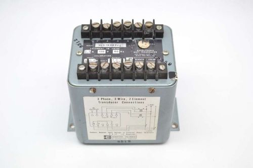 SCIENTIFIC COLUMBUS XL3-1K5A2-4 3PHASE 120V-AC 2.5A AMP POWER TRANSDUCER B464240