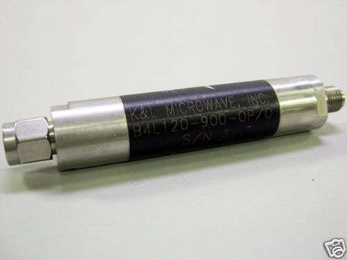 K&amp;L MICROWAVE 4L120-900 TUBULAR LOWPASS FILTER
