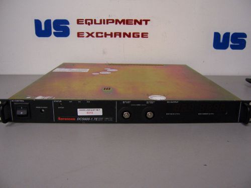 8319 SORENSEN DCS600-1.7E LAB POWER SUPPLY