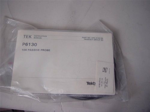 Tektronix p6130 10x passive probe new sealed w/ manual leads tips for sale