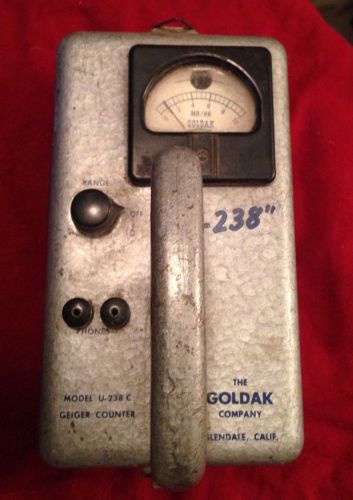 Goldak U238 Vintage Geiger Counter
