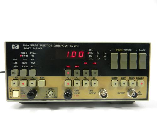 Agilent/hp 8116a pulse / function generator - 30 day warranty for sale