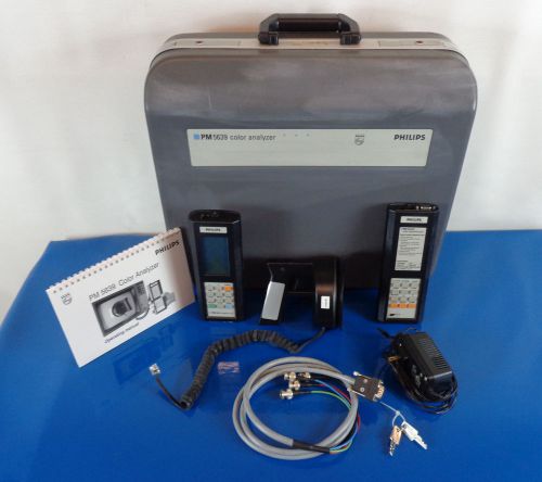 Philips pm 5639 color analyzer w/ carrying case 1x pm 5639/83 for sale