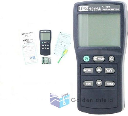 Tes-1311a k-type thermometer type - 50 °c ~ 1350 °c , - 58 °f ~ 1999 °f for sale