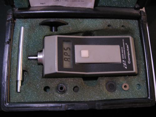 Tachometer RPM Meter Cole-Parmer Computak Hand-Held Model 8203-10 In Case USED