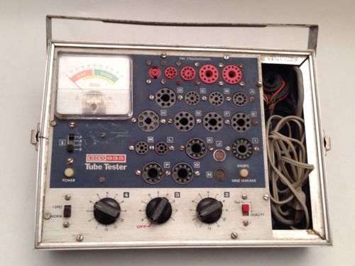 Eico 635 Tube Tester Tested Vintage 1970&#039;s Works