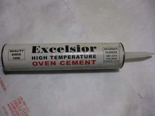 11 oz tube Excelsior High Temperature Oven Cement 700 F